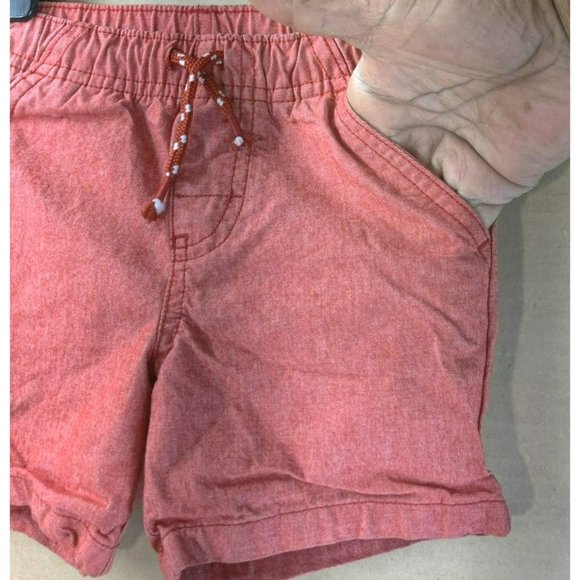 Cat & Jack Kids 2T Drawstring Waist Red Shorts Spring '20 Pockets - Picture 5 of 10